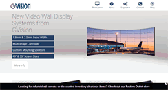 Desktop Screenshot of gvision-usa.com